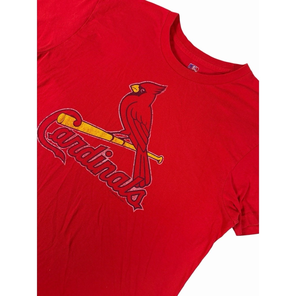 St Louis Cardinals MLB T Shirt Mens XL Red Graphic Logo Baseball Tee